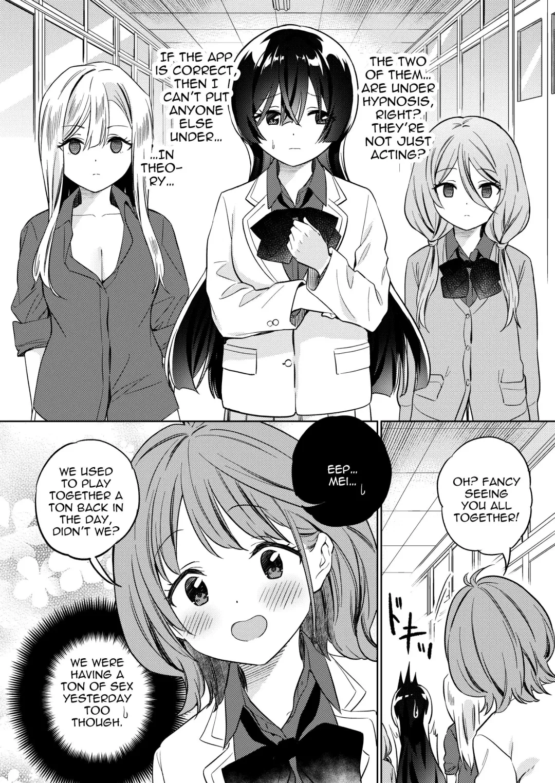 [Tachi] Minna de Ecchi na Yurikatsu Appli ~Ee!? Kono Naka ni Kakattenai Musume ga Iru!?~ | A Sexy Yuri Hypnosis App Fhentai - Page 27