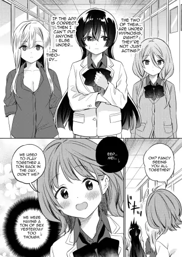 [Tachi] Minna de Ecchi na Yurikatsu Appli ~Ee!? Kono Naka ni Kakattenai Musume ga Iru!?~ | A Sexy Yuri Hypnosis App Fhentai - Page 27