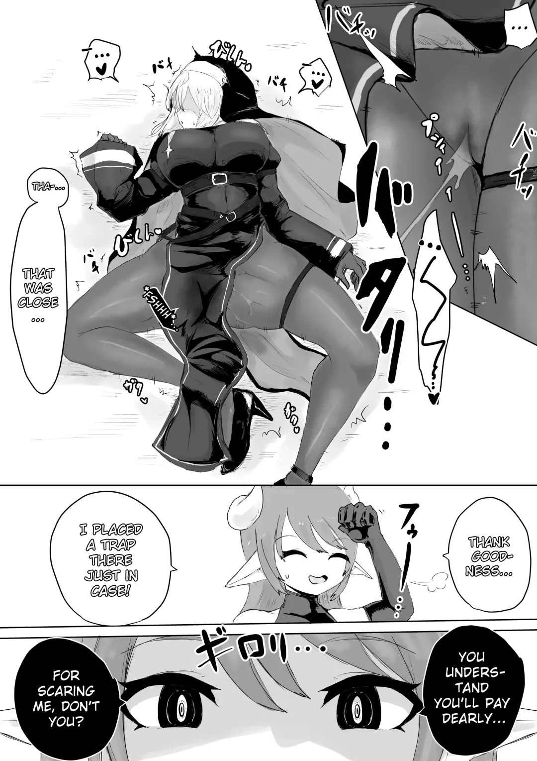 Exorcist no Haiboku Succubus to Futanari Hen | Exorcist's Defeat ~ Futanari x Succubus Story ~ Fhentai - Page 8