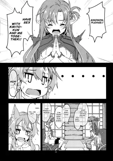 [Shikei] Asuna Kounin de SeFri ni Natta Sinonon Daishouri | A Big Victory for Sinonon After She Becomes Asuna Approved Sex Friend Fhentai - Page 5