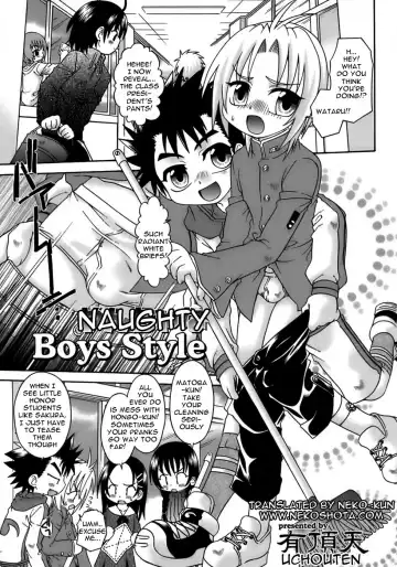 [Uchoten] Yancha na Boy's Style | Naughty Boy's Style - Fhentai.net