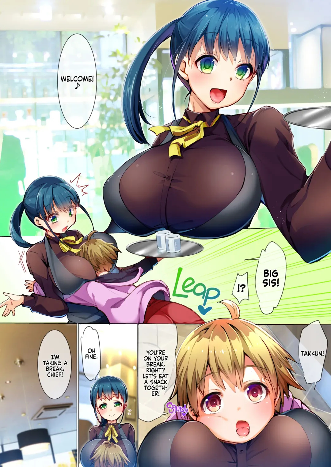 [Kouki Kuu] Kyonyuu no Onee-chan wa Suki desu ka? VIER | Do You Like Big Sis' Big Tits? VIER (decensored) Fhentai.net - Page 2