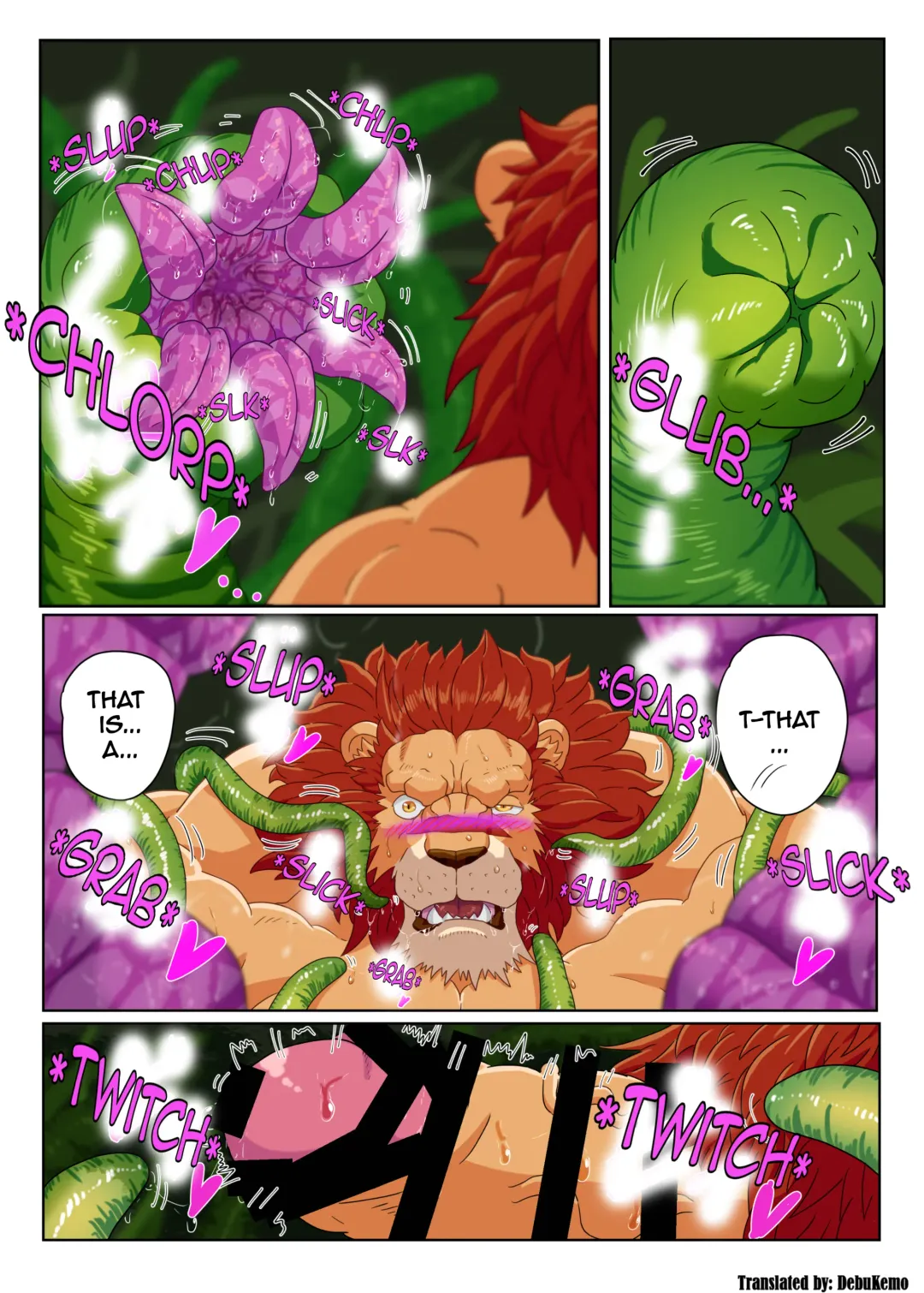 [Tamineko] Leo Kokuou no Shasei Kikou ~ Hajimari no Shasei to Kasshoku no Ou no Seitan | King Leo's Ejaculation Journey ~ First Ejaculation and Birth of the Dark King Fhentai - Page 20