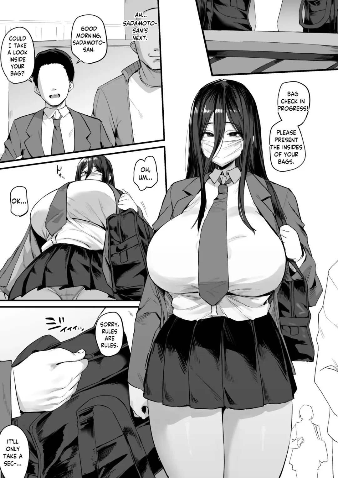 [Hotate-chan] Mochimono Kensa ni Hikkakaru Ko | Girl Caught During Bag Inspection Fhentai.net - Page 1