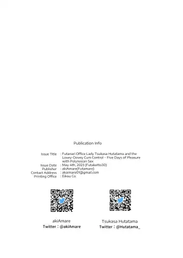 [Akiamare] Futanari OL Futatama Tsukasa-chan to Icha Love Shasei Kanri Polynesian Sex de Kairakuzuke no 5-kakan Fhentai - Page 44