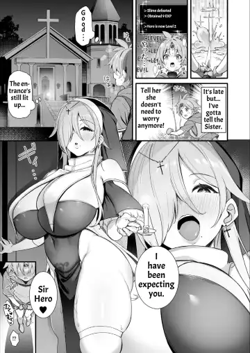 [Shingo.] Yuusha-sama ga Yowakute Fuan nanode Kami wa Sister ni Tanetsuke Koubi o Meijimashita | The Hero Is Weak And Worrisome, So God Commanded A Nun To Procreate With Him Fhentai.net - Page 10