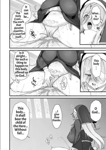 [Shingo.] Yuusha-sama ga Yowakute Fuan nanode Kami wa Sister ni Tanetsuke Koubi o Meijimashita | The Hero Is Weak And Worrisome, So God Commanded A Nun To Procreate With Him Fhentai.net - Page 9