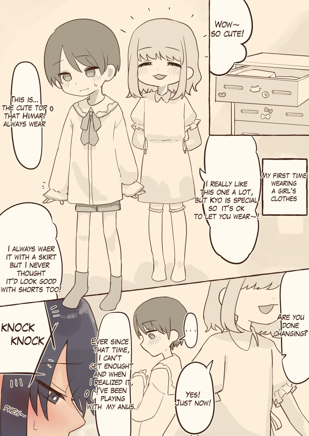 [Katsudon Namimori] Josou Ananie Bare Shitara Kanojo kara no Seme ga Mattemashita | Ever since my cross-dressing fetish was found out by my GF,she started to attack me all the time! Fhentai - Page 6