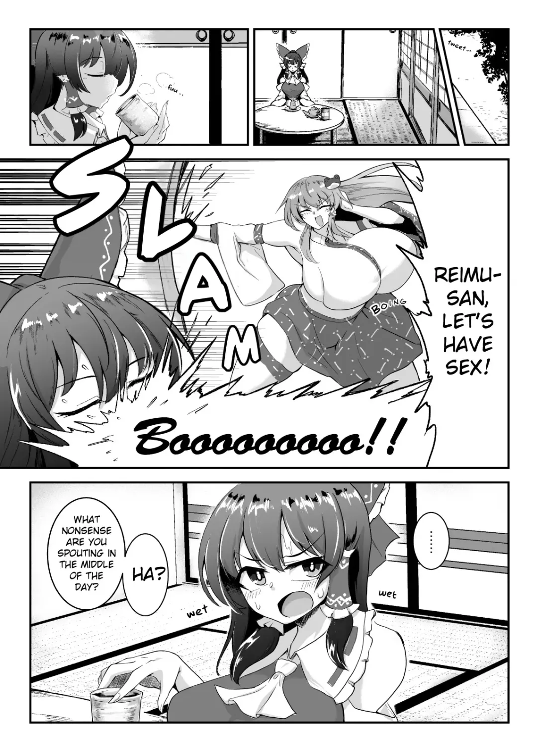 [Pandain] Reimu-san, ecchi shimashou! Fhentai - Page 3
