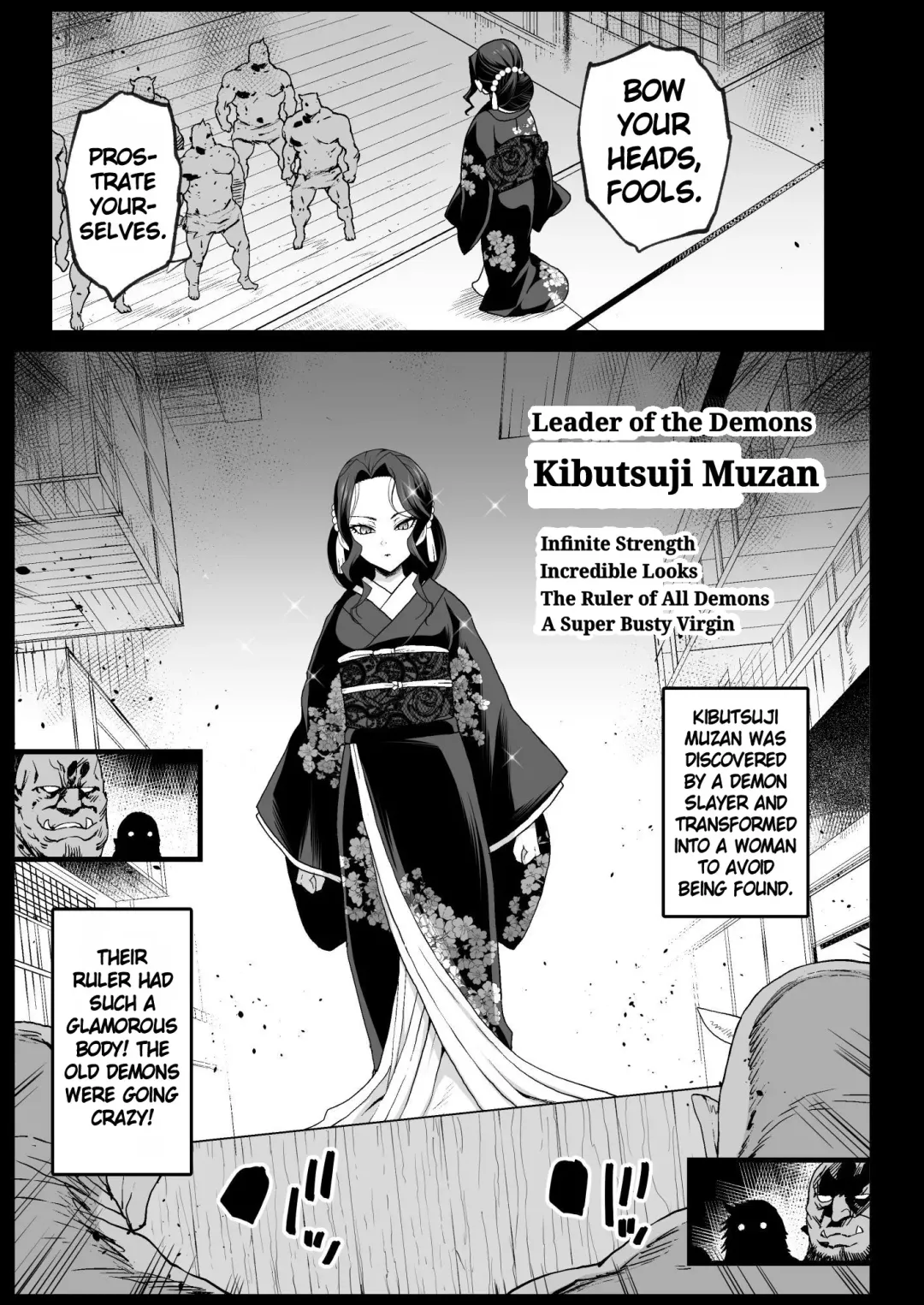 [Ma-kurou] RAPE OF DEMON SLAYER 4 | Making a Mess of Lady Muzan-sama Fhentai - Page 4