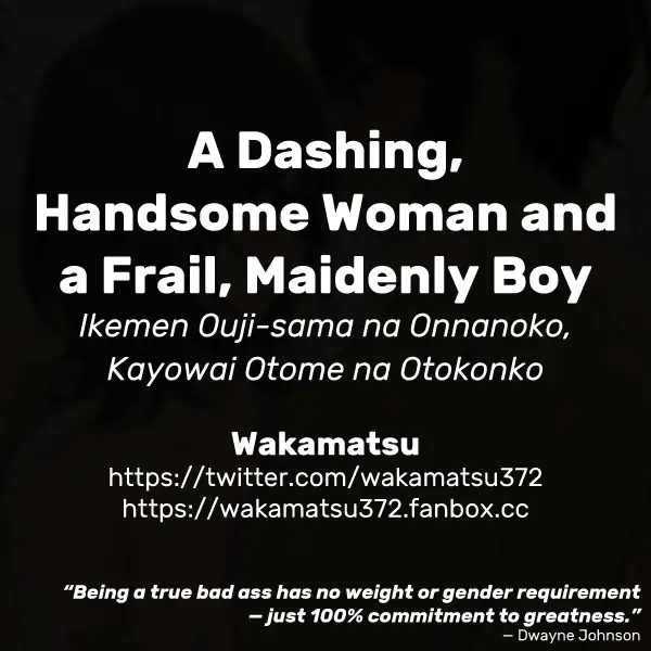 [Wakamatsu] Ikemen Ouji-sama na Onnanoko, Kayowai Otome na Otokonoko | A Dashing, Handsome Woman and a Frail, Maidenly Boy Fhentai - Page 10