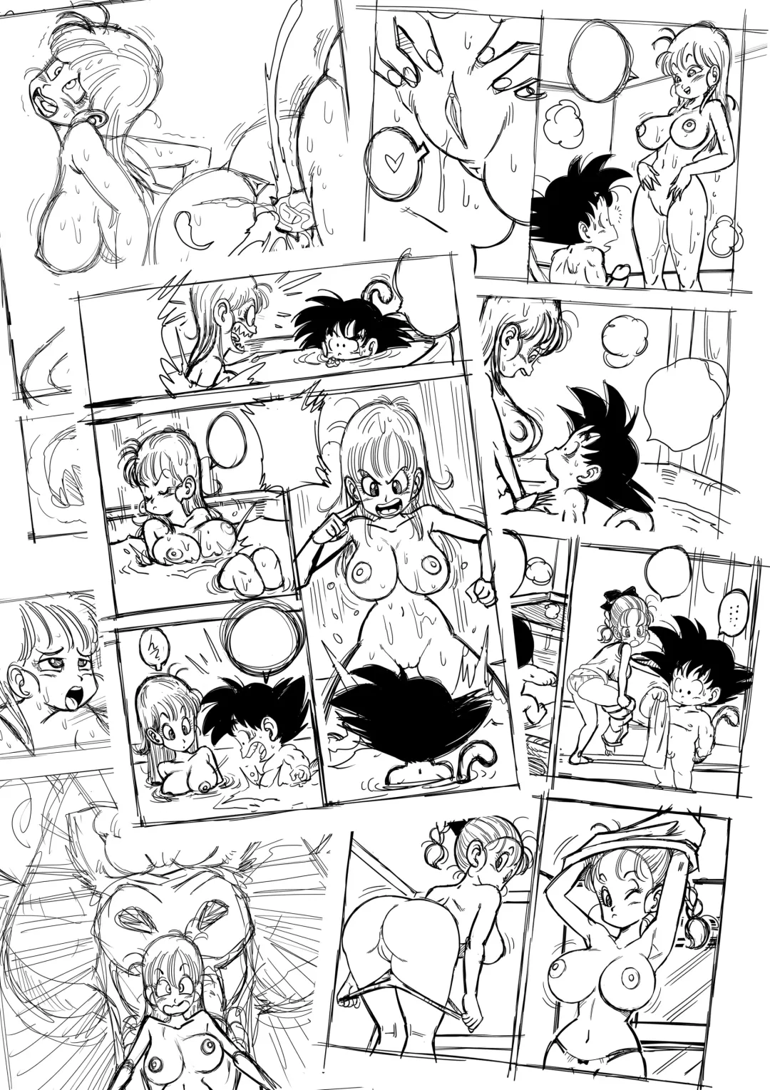 [Yamamoto] Dragon Ball: Episode 1 - Sex in the bath Fhentai - Page 25