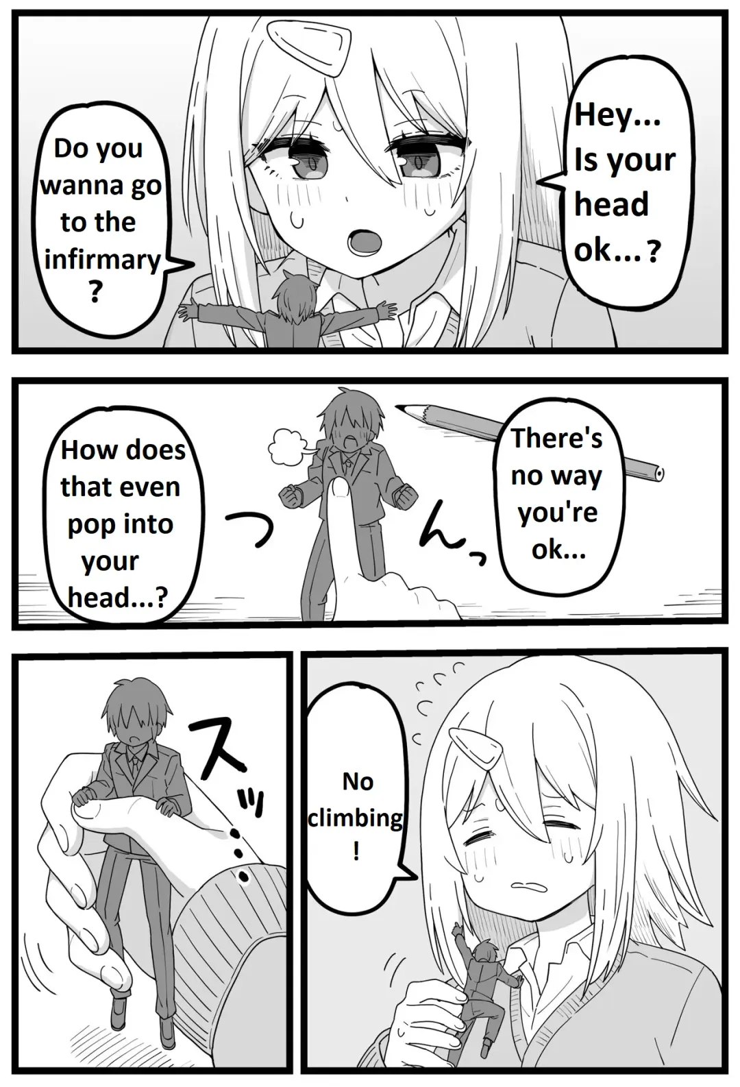 [Shiheki] Doushitemo Onnanoko ni Taberaretai Manga | Manga - He really wants to be eaten by a girl Fhentai - Page 2