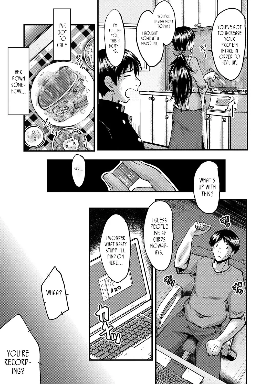 [Sink] Tomodachi, Osananajimi mo Kaa-san mo Netorareru Ch. 1 | My friend stole away both my childhood friend and my mother, Part 1 Fhentai.net - Page 7