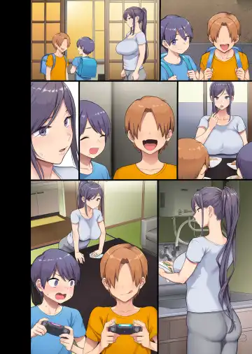 [Meme50 - Ohkami Ryosuke] Kyonyuu Miboujin to Musuko no Waruui Otomodachi Fhentai - Page 69