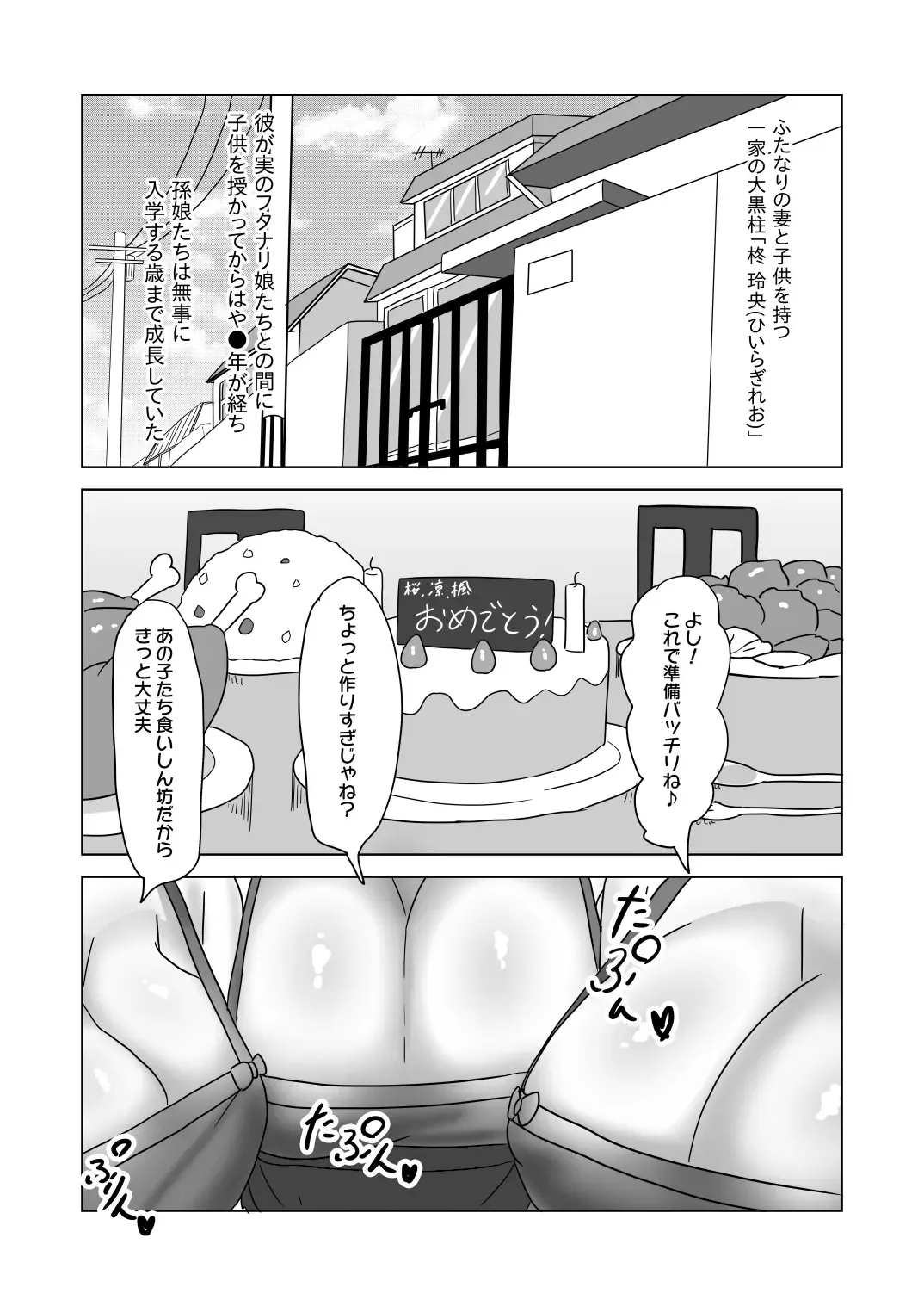 [Apacchi] Otokonoko Papa to Futanari Kazoku no Dairankou Party!? Fhentai - Page 2