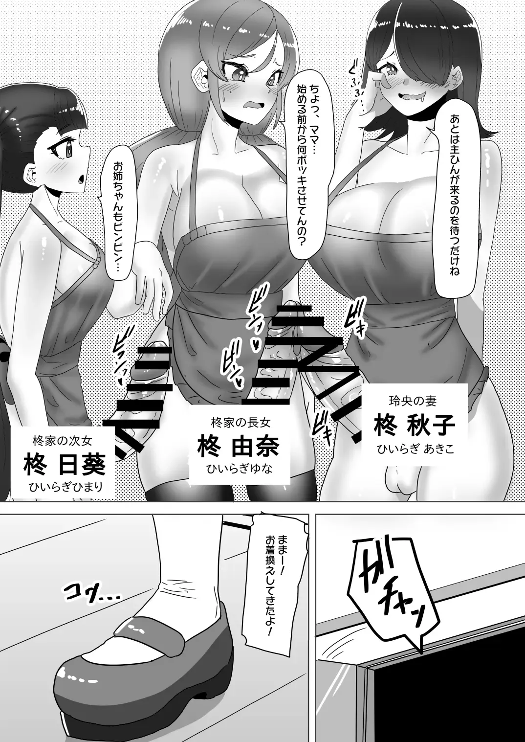 [Apacchi] Otokonoko Papa to Futanari Kazoku no Dairankou Party!? Fhentai - Page 3