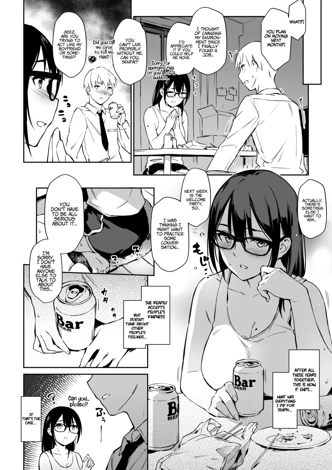 [Zen] Commushou Senpai to no SEX Simulation | Sex Simulation with My Senpai Who Can't Communicate Fhentai.net - Page 4