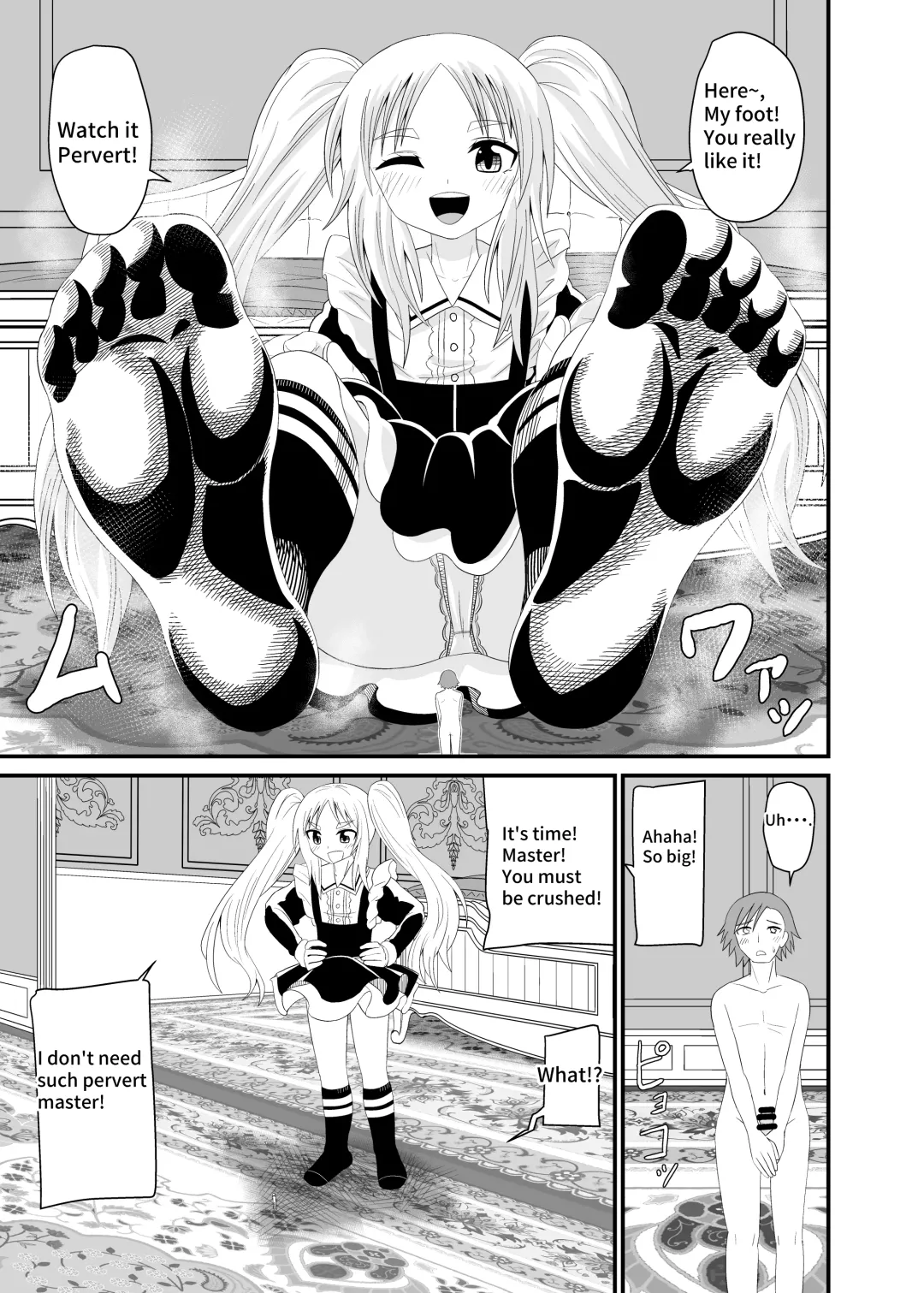 [Shivharu] Isekai Maid Ashi Feti Monogatari 4 | Parallel World Maid Foot Fetish Story 4 Fhentai - Page 20