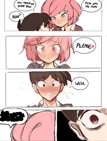 【rak_fork/ddlc/夏树/R18 comic】Play with me Fhentai.net - Page 20