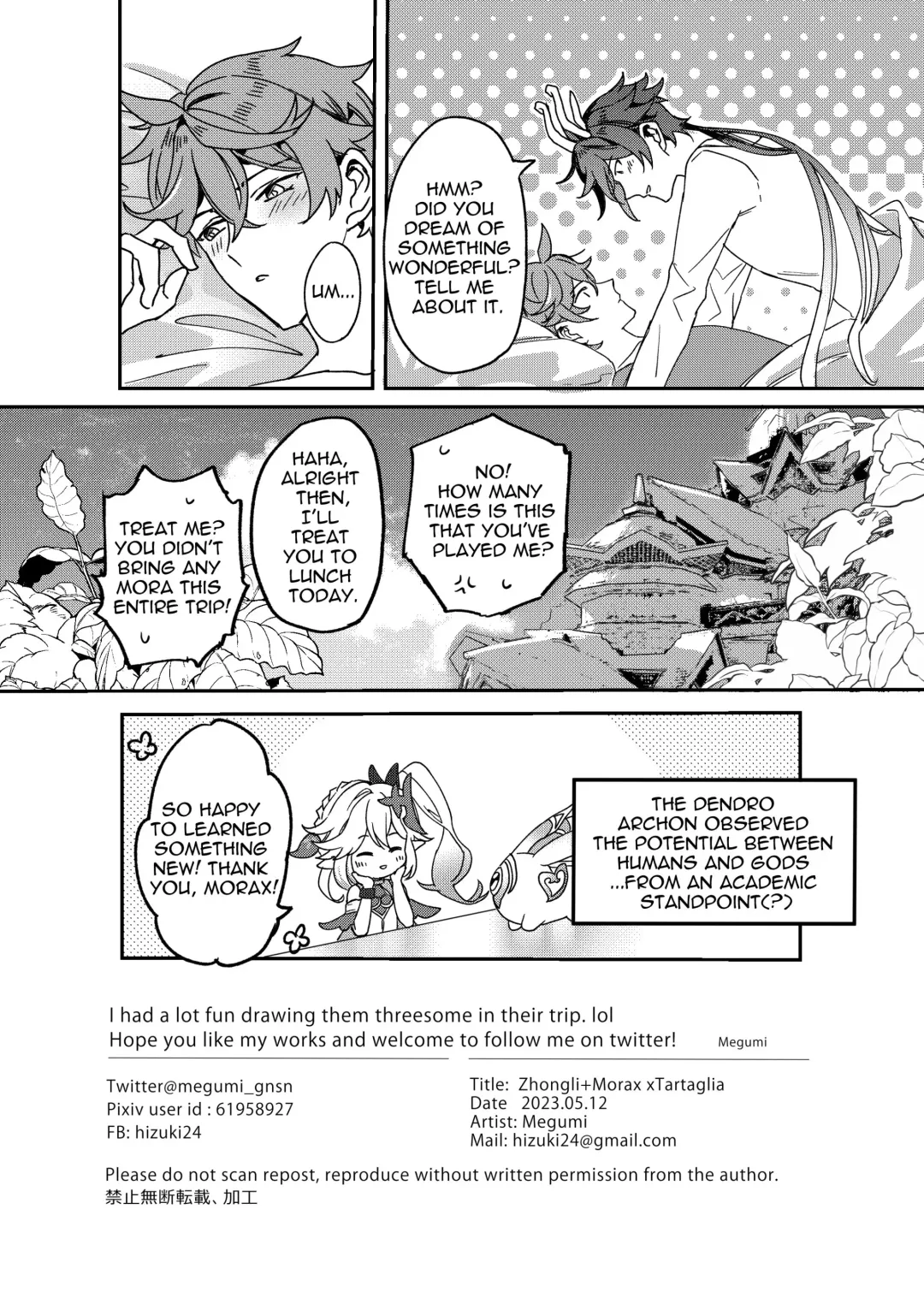 [Hizuki] Zhongli + Morax x Tartaglia Fhentai.net - Page 18