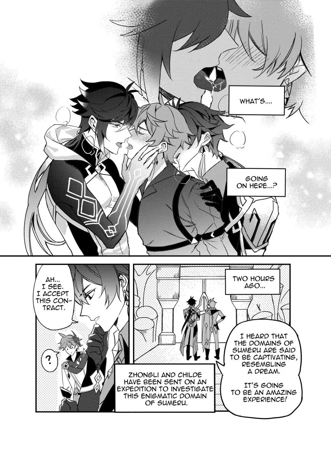 [Hizuki] Zhongli + Morax x Tartaglia Fhentai.net - Page 3