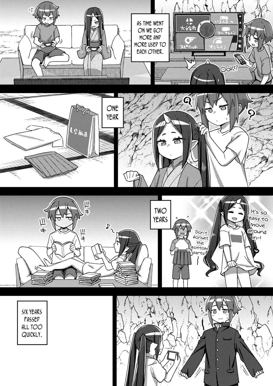 [Ishimari Yuuya] Yuukyuu no Oiwado, Onigami-sama no Jidaraku Life | Oiwado The Eternal, The Self-Indulgent Life of an Oni Demon-God Fhentai - Page 6