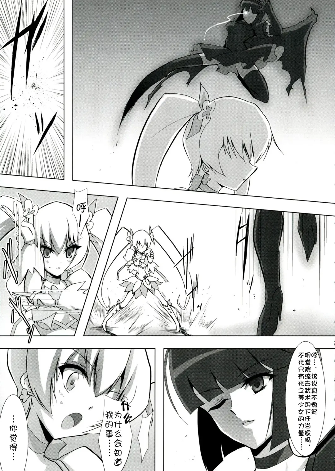 [C.r - Miyabikawa Sakura] SILHOUETTE HEART 心的剪影 (HeartCatch Precure!)【Chinese】【个人汉化】 Fhentai - Page 9