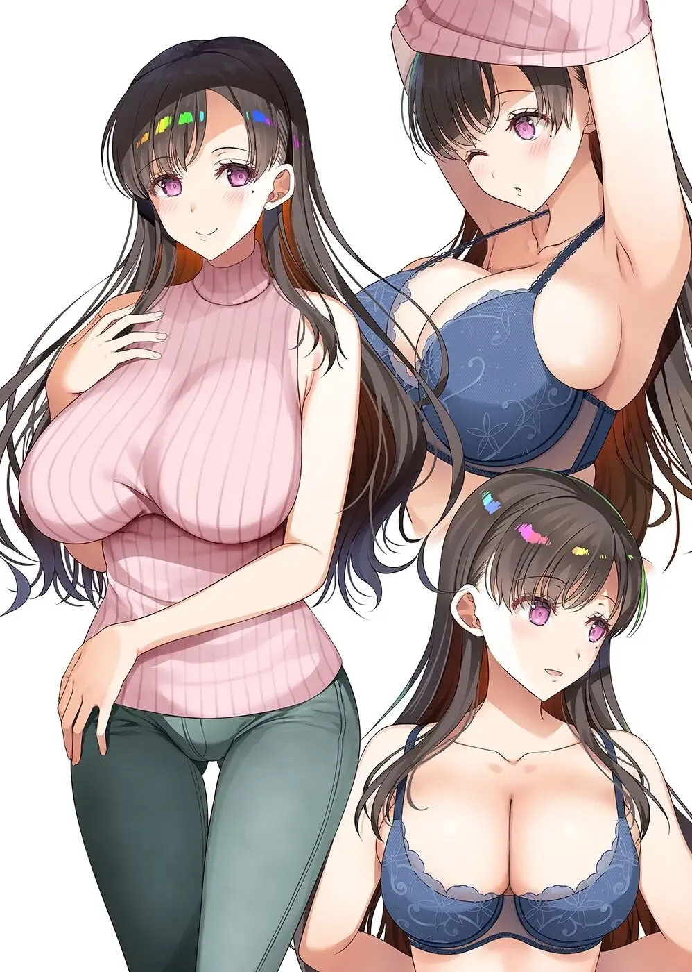 [Asahina Hikage] Onee-chan-tachi ga Boku o Sasotte Kite Komatteimasu CASE 5 "Musukko o Senpatsu-chuu ni Sukebe na Oikko-tachi ni Oppai o Naburareru HahhaOYA" Fhentai.net - Page 1