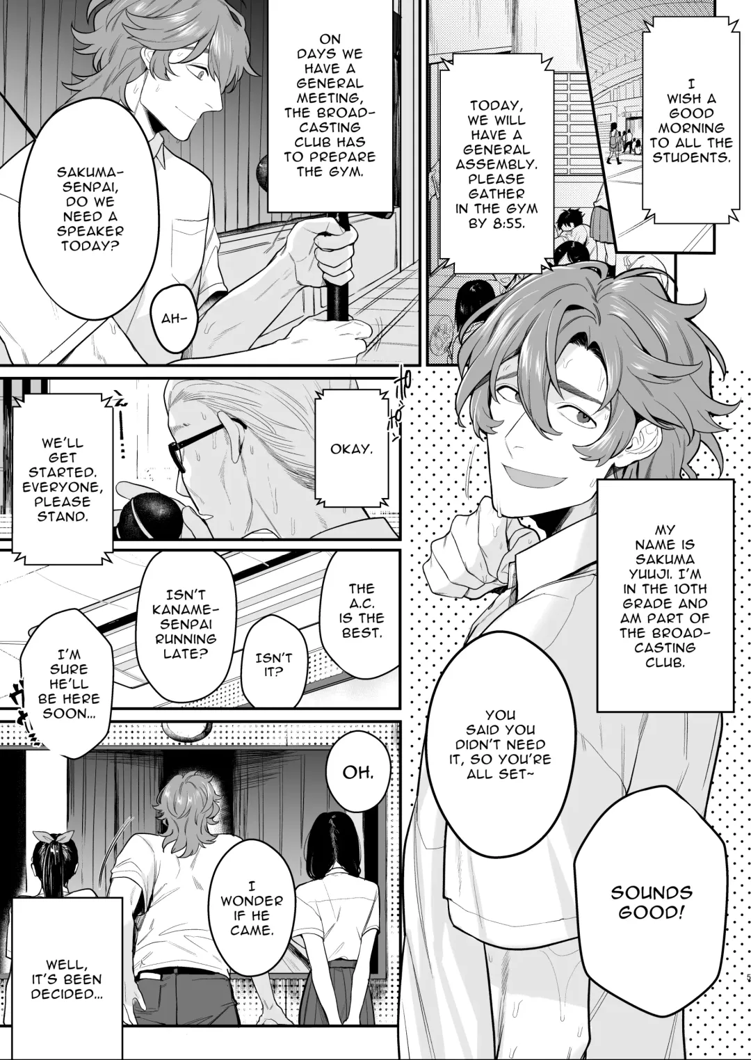 [Teniya Yoshiwaki] Housoushitsu wa Yari Heya | The Broadcasting Fuck Room Fhentai - Page 5