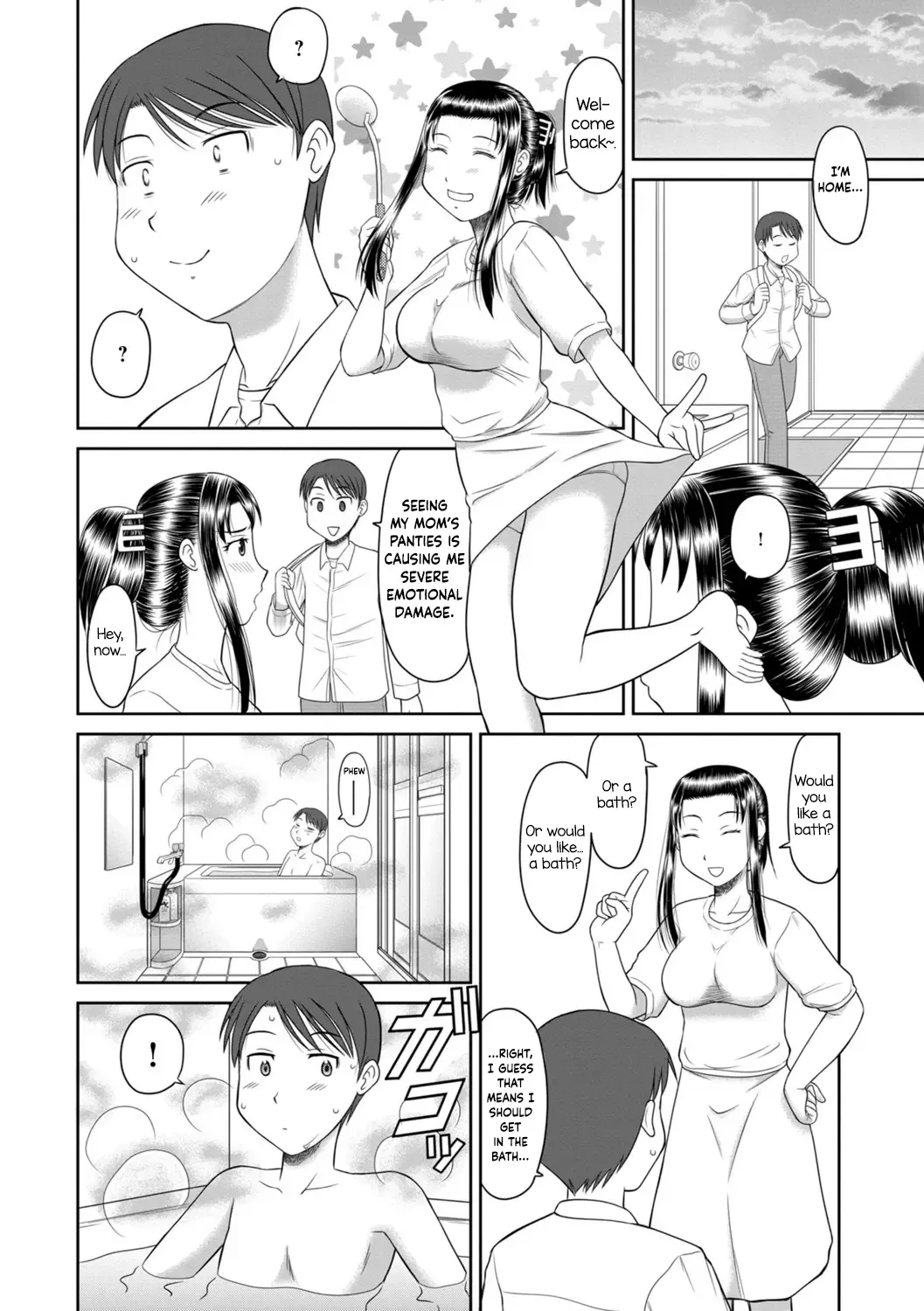 [Okamura Morimi] Ore to Kaa-san to Jiko Bukken | Me, My Mom, and the Room With a History Fhentai.net - Page 6