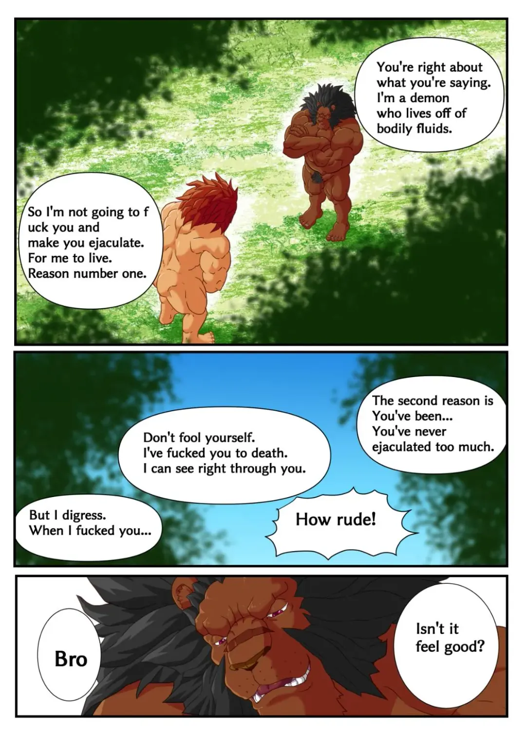 [Tamineko] Leo Kokuou no Shasei Kikou Kuchi no Naka no Gokuraku Hen | King Leo's Journey to Orgasm Paradise in the mouth Fhentai - Page 7