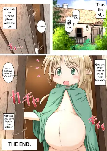 [Neko Daifuku] Elf Musume-san ga Orc-san ni Gokubuto Ochinchin o Nejikomareru Ohanashi | Elf Girl Gets Screwed By The Big Dick Orc Fhentai - Page 22