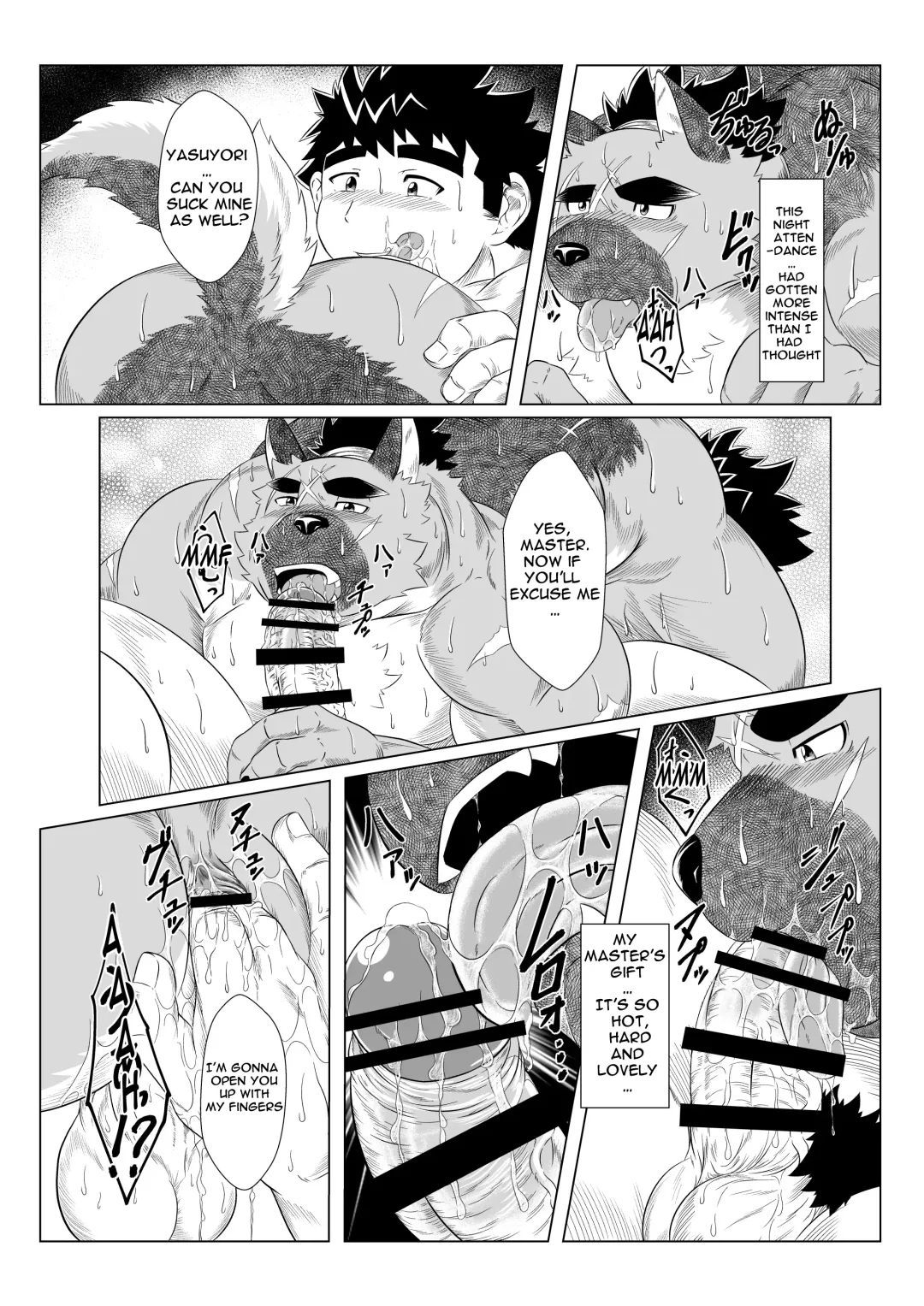 [Yoshida Wasabi] Inushiri to Yotogi Zoushi | The Dog Butt and Night Attendant Tale Fhentai - Page 20