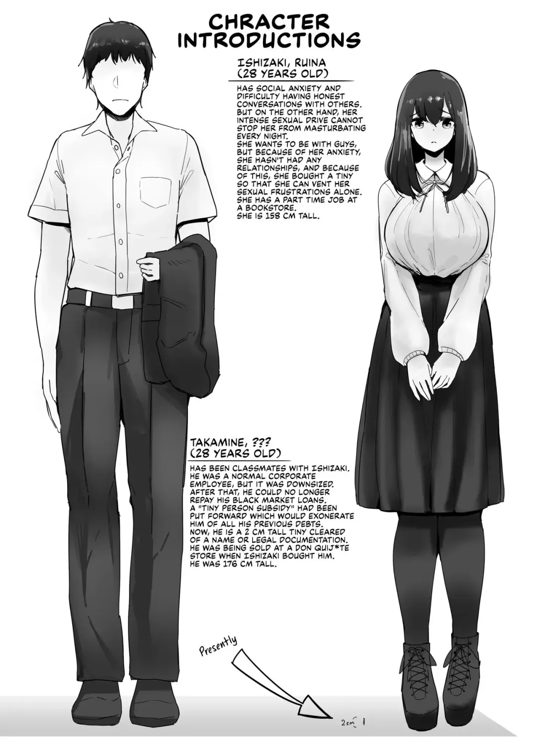 [Marushamo] A Tale Of When I, A Tiny, Was Bought By A Silent Acquaintance From When We Were In University Fhentai.net - Page 1