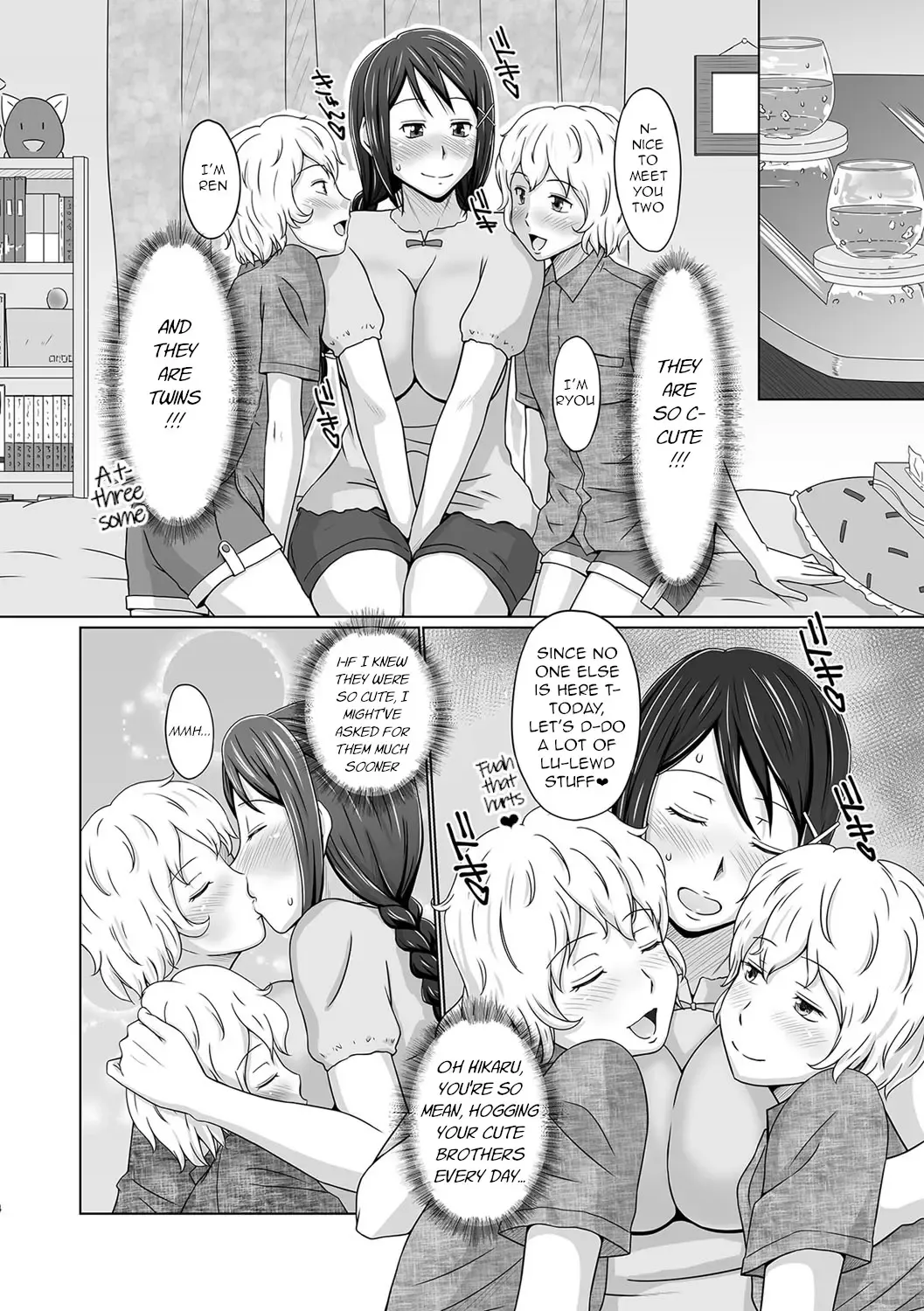 [Miura Jota] Futago Otouto to Tanoshii Kyuujitsu o | A Pleasant Day Off with the Twin Brothers Fhentai.net - Page 4