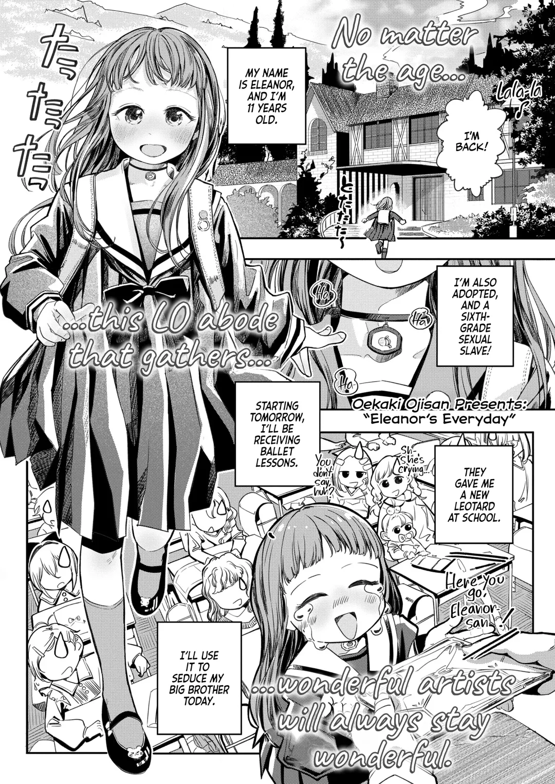 [Oekaki Ojisan] Erenoa Everyday | Eleanor's Everyday Fhentai - Page 1