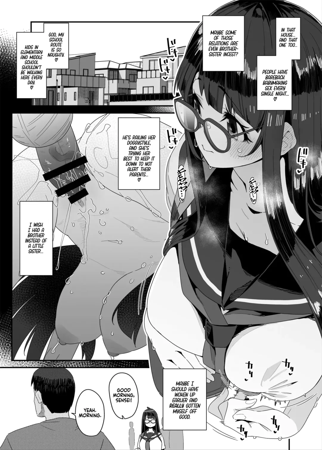 [Maeshima Ryou] Dosukebe Kyonyuu JC ga Kounai Onanie Suru Hanashi | The Slutty, Stacked Middle-Schooler Who Shlicks During Class Fhentai - Page 10