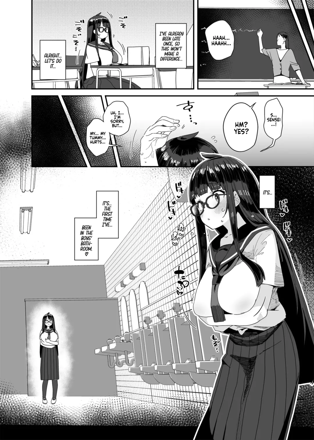 [Maeshima Ryou] Dosukebe Kyonyuu JC ga Kounai Onanie Suru Hanashi | The Slutty, Stacked Middle-Schooler Who Shlicks During Class Fhentai - Page 19