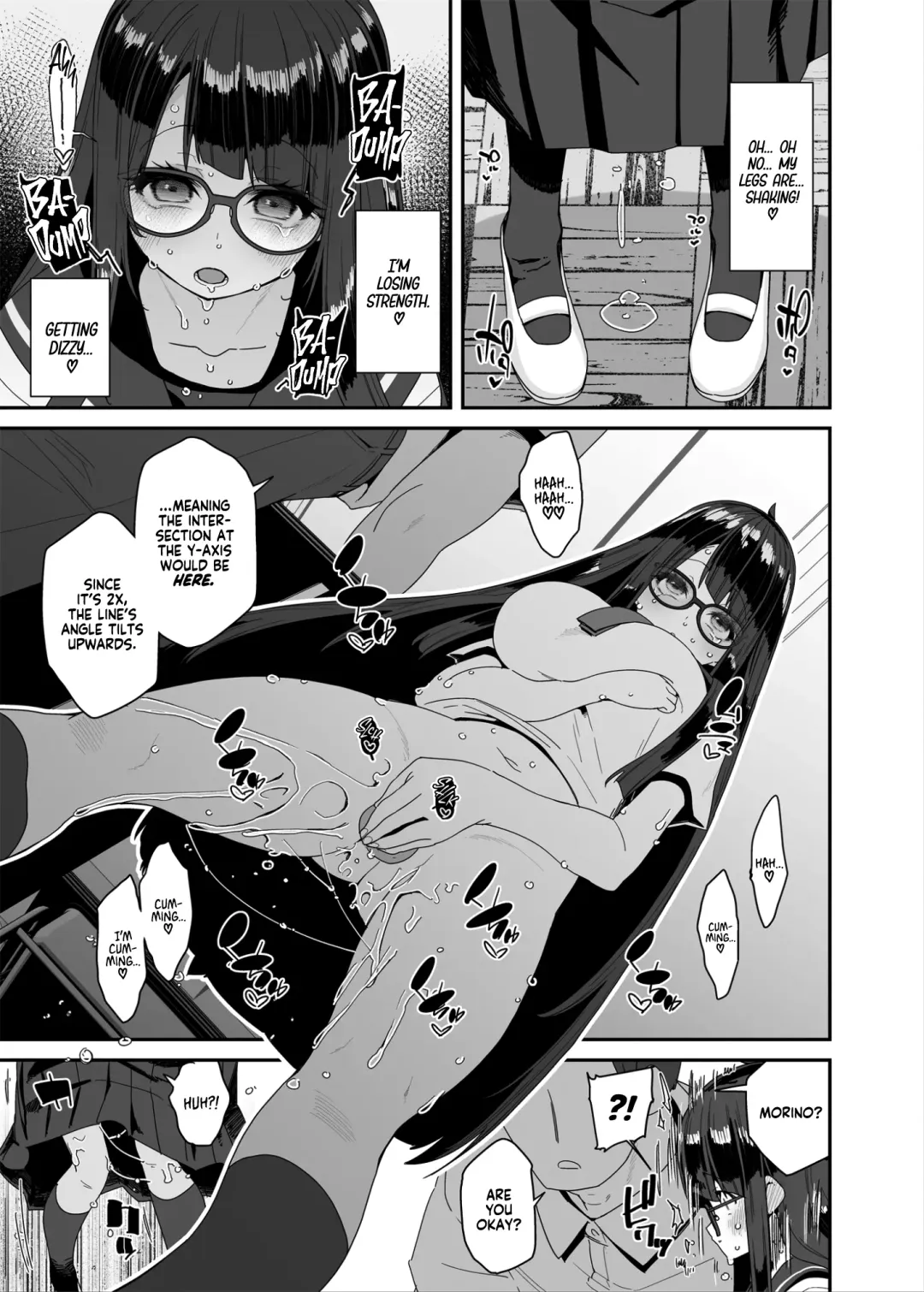[Maeshima Ryou] Dosukebe Kyonyuu JC ga Kounai Onanie Suru Hanashi | The Slutty, Stacked Middle-Schooler Who Shlicks During Class Fhentai - Page 46