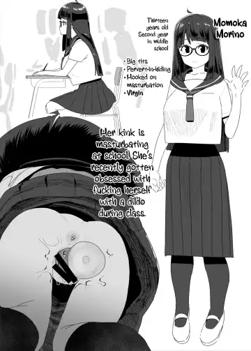 [Maeshima Ryou] Dosukebe Kyonyuu JC ga Kounai Onanie Suru Hanashi | The Slutty, Stacked Middle-Schooler Who Shlicks During Class Fhentai - Page 55