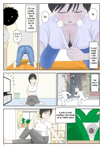 Onaneta Kaa-san | Masturbating to Mom Fhentai.net - Page 3