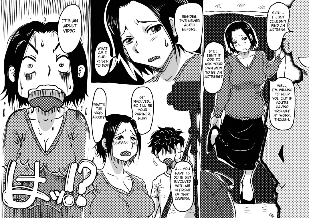 [Haitoku Sensei] Hajimete no AV Ninkatsu Rei no "Ano Okaa-san" ga Musuko no Adult Video de Nakadashi Sarete Ninshin Saserarete Shimau Hanashi. Fhentai - Page 5