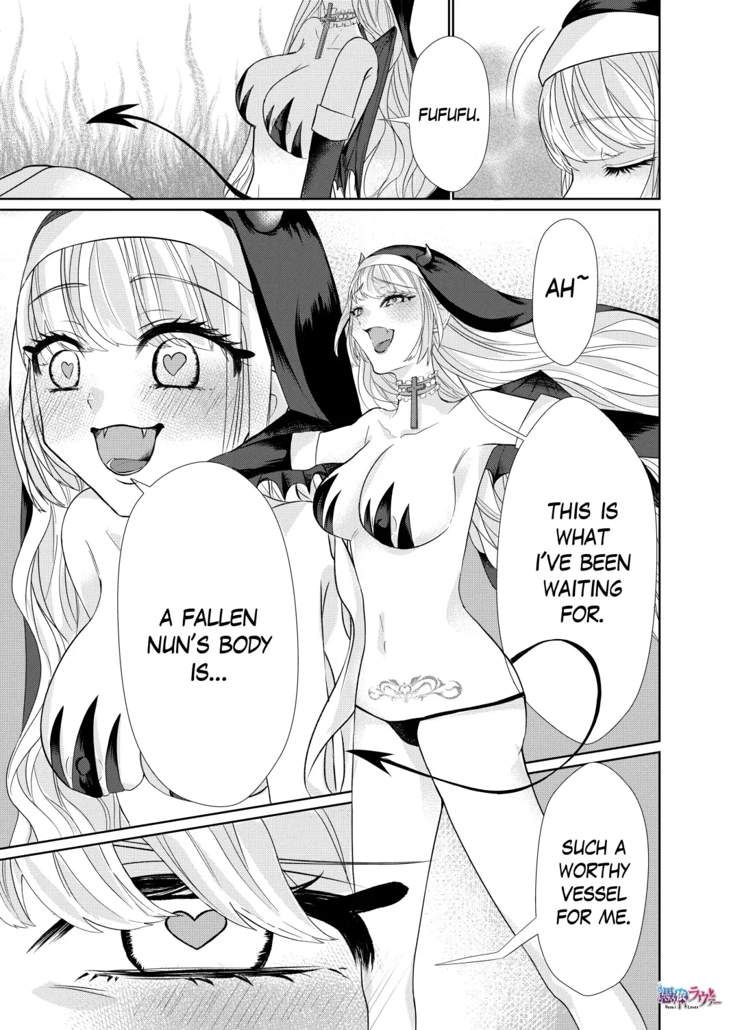 Succubus ni Nottorareru Sister | Nun Taken Over By Succubus Fhentai - Page 9