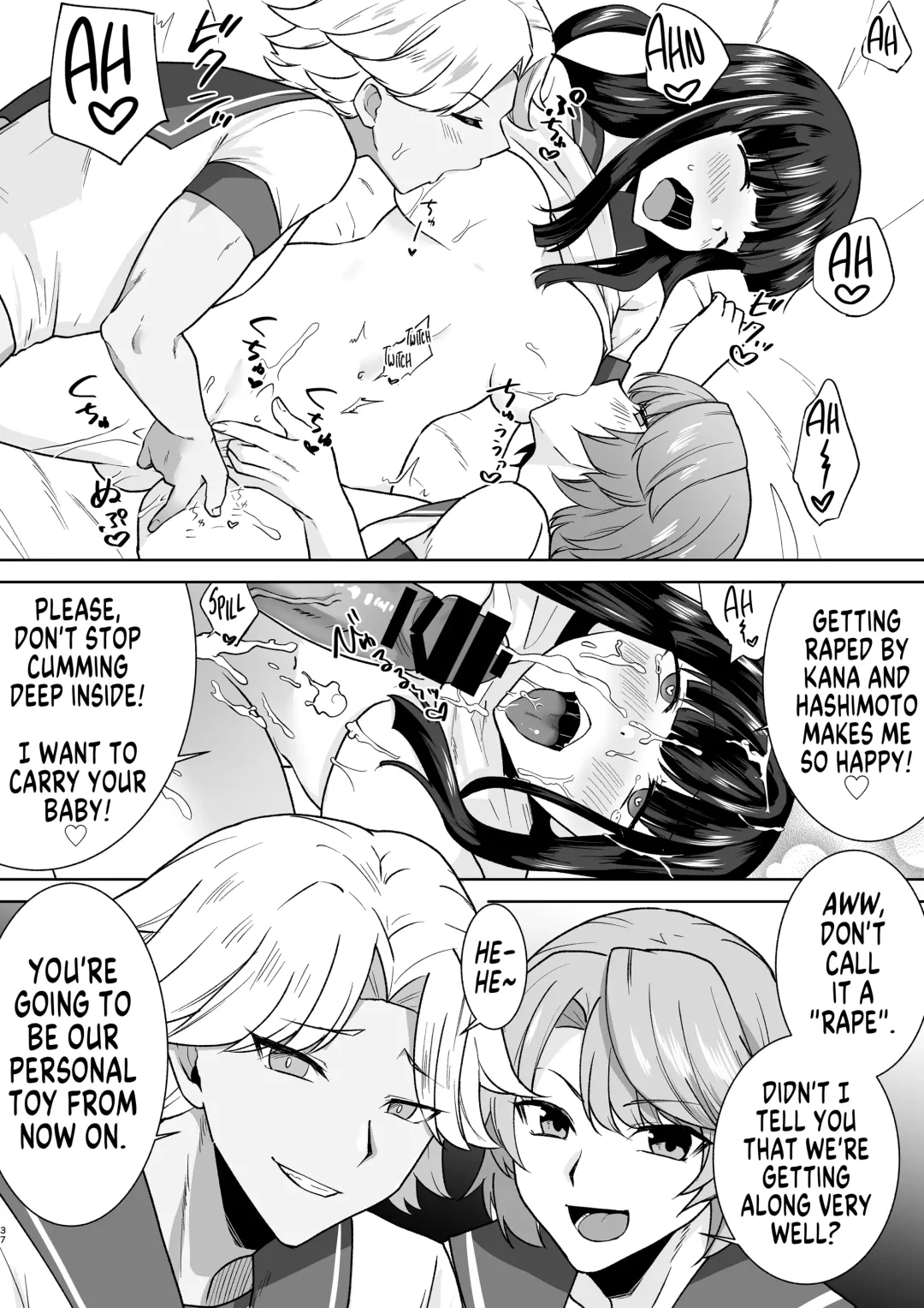 [Touchuu Kasou] Joshikousei Sennyuu Repo 2 ~Hanzaisha ga Onnanoko ni Hyoui shite mita~ | Schoolgirl Infiltration Report 2 ~A Criminal Possessing Girls~ Fhentai - Page 37
