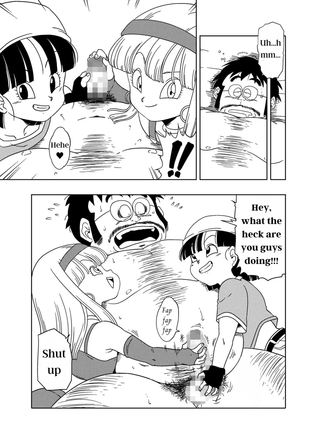 [Amedama Akihito] DB-X Ordinary Old Man x Bra & Pan Hen Fhentai - Page 8
