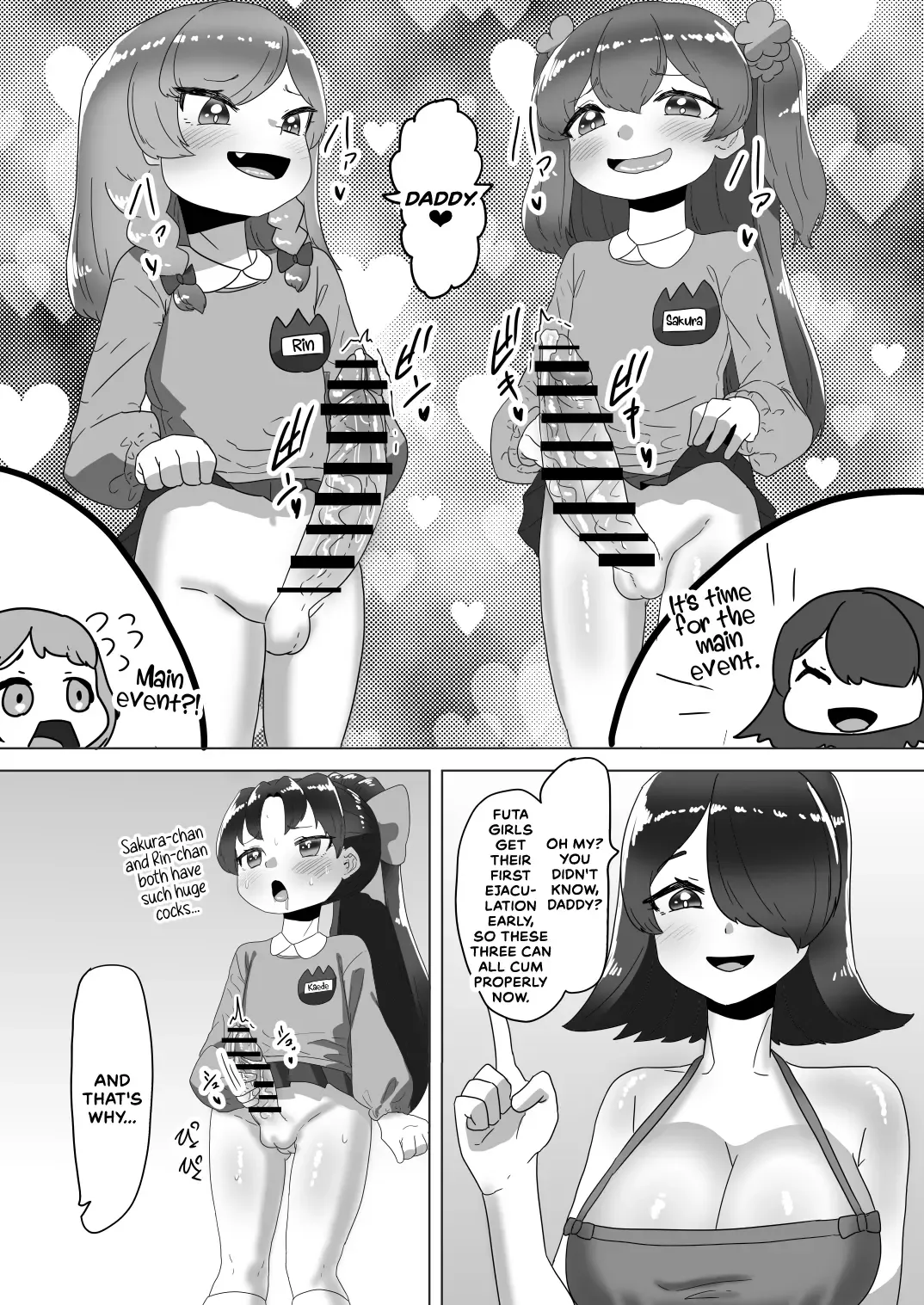 [Apacchi] Otokonoko Papa to Futanari Kazoku no Dairankou Party! Fhentai - Page 24