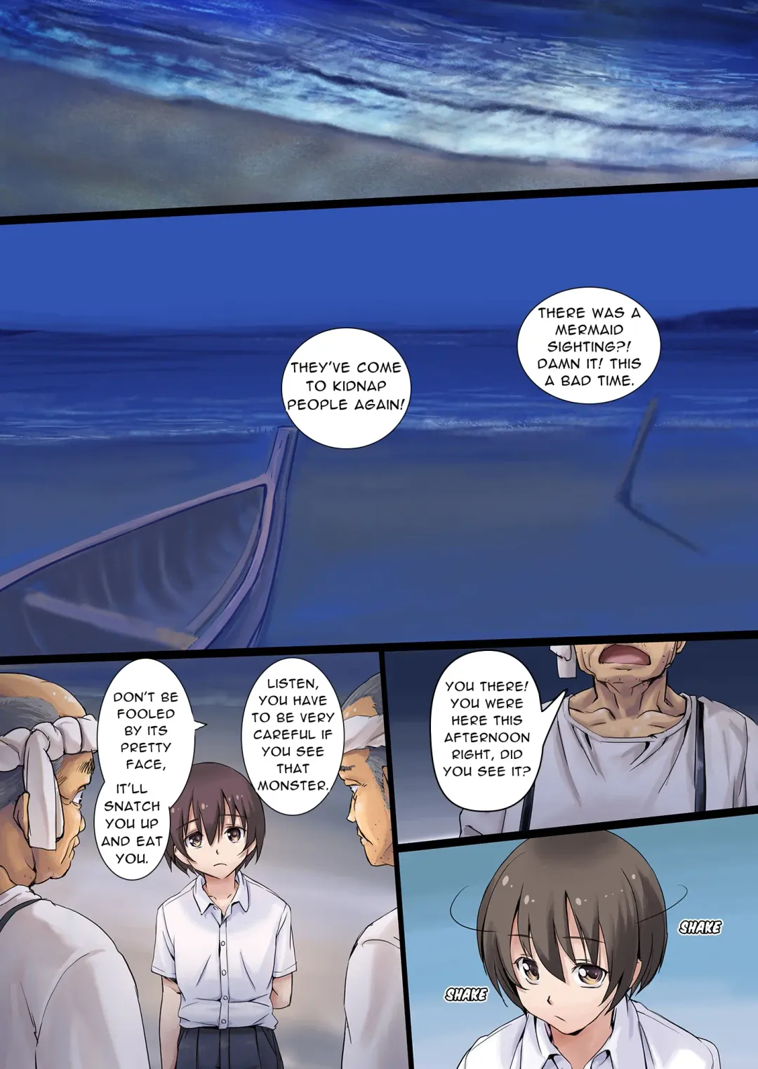 [Ore P 1-gou] Honto ni Chotto Dake Kowai Youkai Otogibanashi ~Ningyo-hen~ | Truly A Little Bit Scary Stories: The Mermaid Fhentai - Page 2