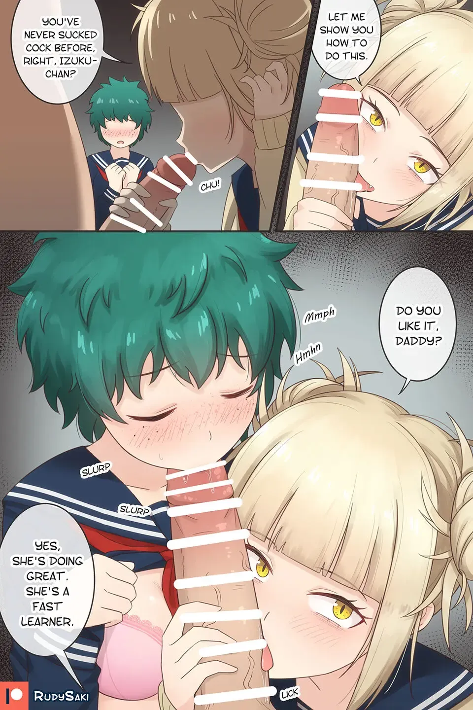 [Rudy Saki] Deku and Toga Fhentai - Page 2