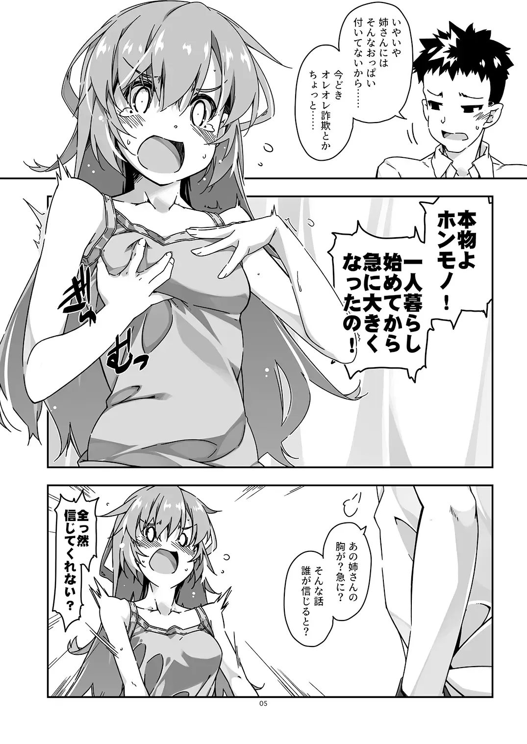 [Shikei] Anekibun no Oppai Seichou Kakunin Fhentai - Page 5